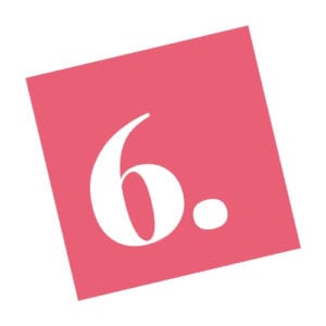 Web Design Statistic Number 6 Icon