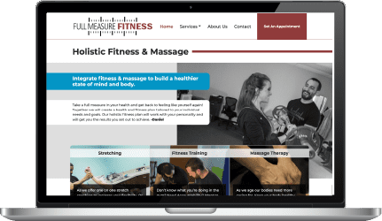 Full Measure Fitness Laptop View