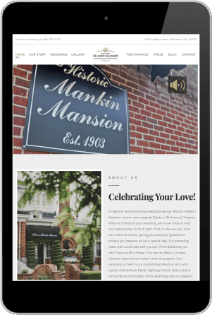 Historic Mankin Mansion ipad vert