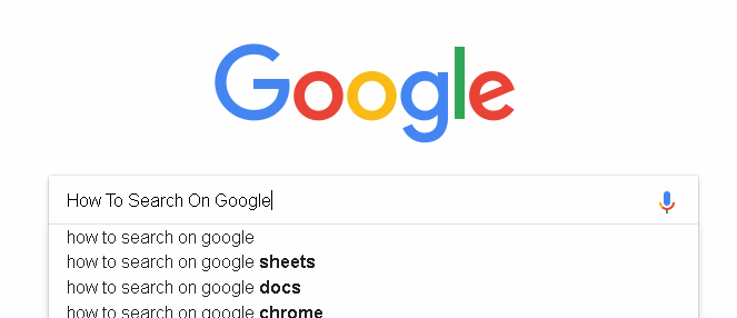 How to Search on Google Main